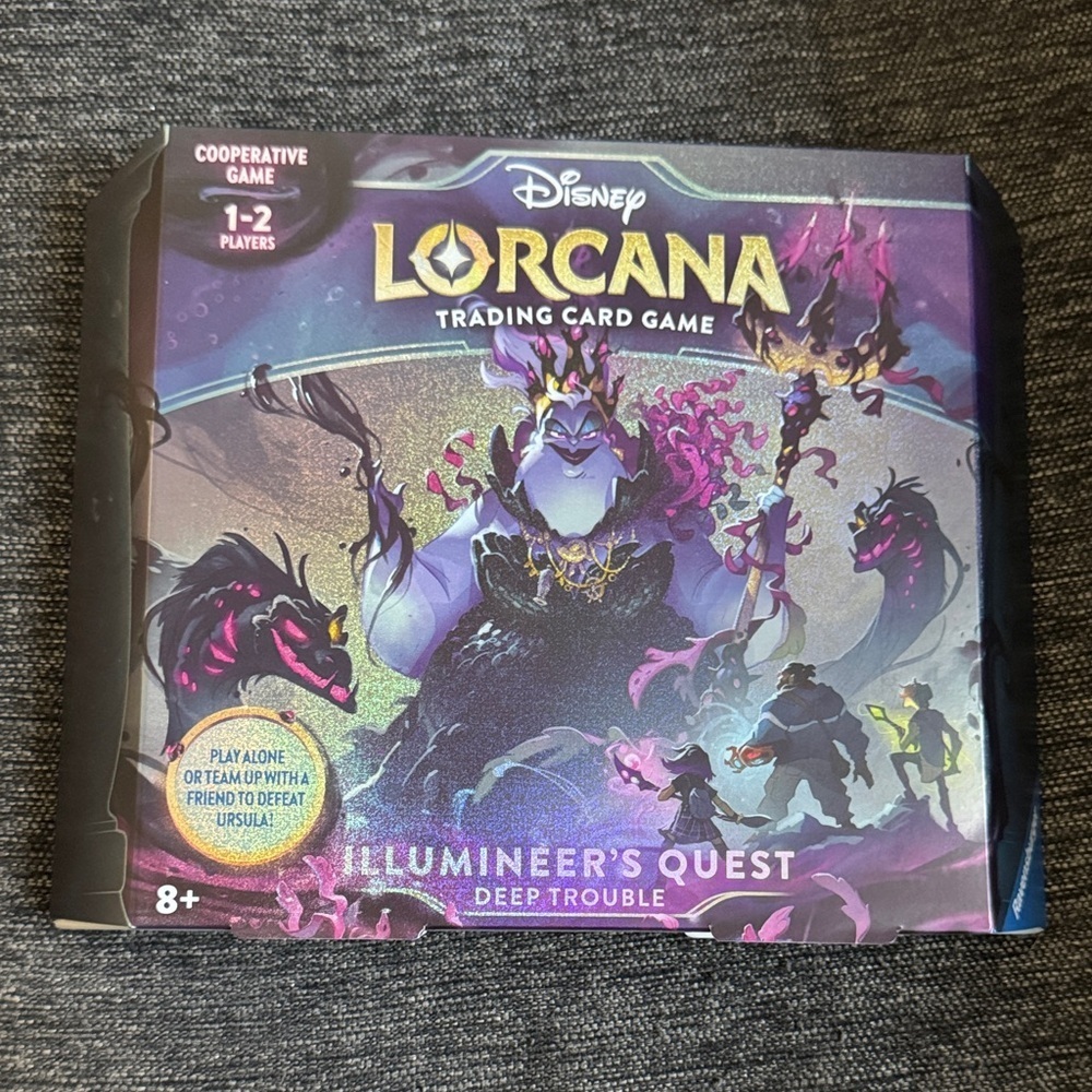 Disney Lorcana Trading Card Game - Illumineer's Quest in Purple and Black